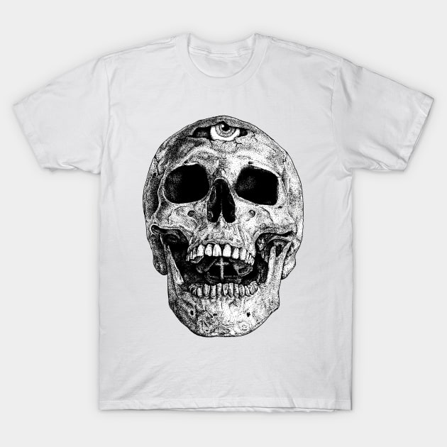 Skull T-Shirt by mayberus